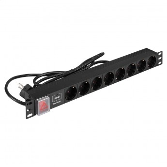 Блок розеток EXEGATE SERVERPRO PDU-19H802 Al-8S-EU1.8CU-SW-SPD1