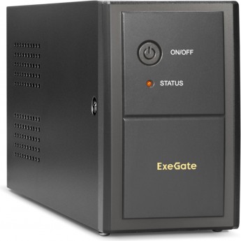 Источник бесперебойного питания EXEGATE POWER BACK BNB-600.LED.AVR.2SH.RJ.USB