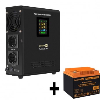 Комплект EXEGATE ИБП EX295995RUS + батарея 40Aч EX282979RUS 1шт