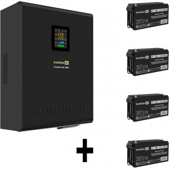 Комплект EXEGATE ИБП EX296003RUS + батарея 65Aч EX282980RUS 4шт