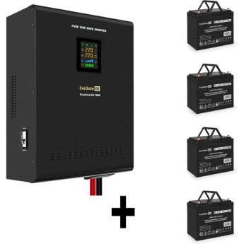 Комплект EXEGATE ИБП EX296005RUS + батарея 75Aч EX282983RUS 4шт Комплект EXEGATE ИБП EX296005RUS + батарея 75Aч EX282983RUS 4шт