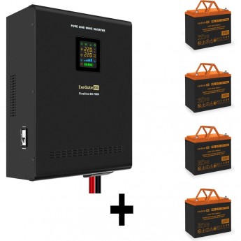 Комплект EXEGATE ИБП EX296005RUS + батарея 75Aч EX285653RUS 4шт