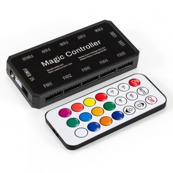 Контроллер-хаб с пультом управления EXEGATE EXH6P.ARGB Контроллер-хаб с пультом управления EXEGATE EXH6P.ARGB