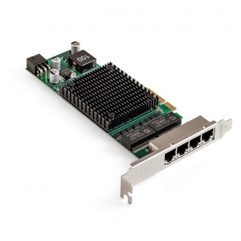 Сетевой адаптер EXEGATE EXE-I350-T4V2-POE Сетевой адаптер EXEGATE EXE-I350-T4V2-POE