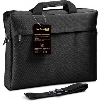 Сумка EXEGATE START S11 BLACK, черная, полиэстер, для ноутбуков и планшетов до 11"
