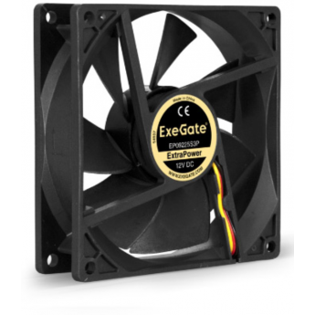 Вентилятор 12В DC EXEGATE EXTRASILENT ES09225S2P 92x92x25 мм